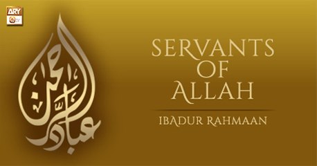 Reflection - 9th May 2018 -  Qualities of Servants of Allah
