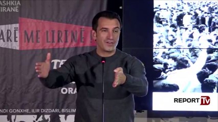 Report TV - 8 Dhjetori, Veliaj: Plaku Berisha të njetin fjalim çdo vit