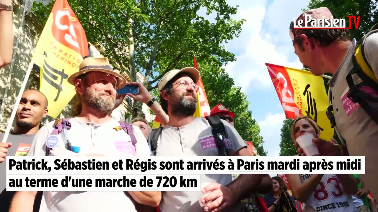 « Marche ou grève » : 3 cheminots ont traversé la France à pied