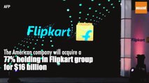 US retailer Walmart buys 77% stake in Indian start-up Flipkart for $16 billion