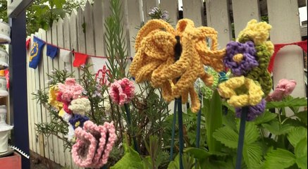 Meet the knitters behind Nunthorpe Station's Royal display!