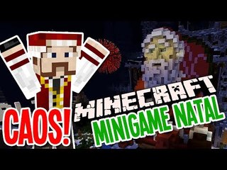 O CAOS DO NATAL! - Christmas Chaos (Novo Minigame no Canal)