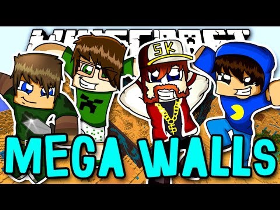 MEGA WALLS - NUNCA DESISTIR!! (c/ Pac, Mike e Jvnq) - Minecraft