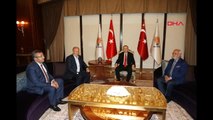 Cumhurbaşkanı Adayı İnce, Cumhurbaşkanı Erdoğan ile Görüşmek İçin AK Parti Genel Merkezi'nde