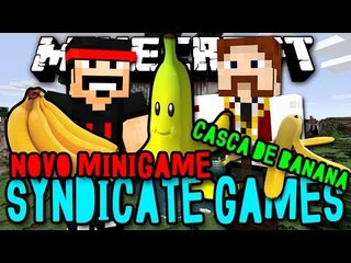 DESAFIO DA CASCA DE BANANA? :O - Syndicate Games - LUTA 1X1! (c/ M4ster) - Minecraft (Novo)