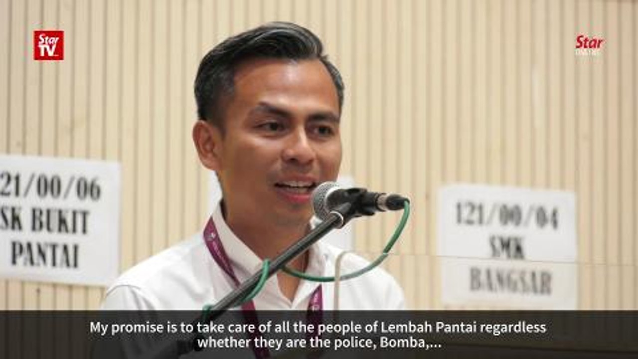 PKR's Fahmi Fadzil emerges victorious after a neck-and-neck battle with Raja Nong Chik
