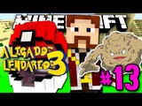 LIGA DOS LENDÁRIOS 3 - DIAMANTES! MÁQUINA DE FÓSSEIS!! - #13 - Minecraft