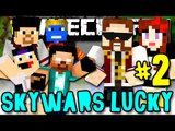Minecraft: SKYWARS LUCKY - #2 - PROTEGENDO!! A MISS EXPLODIU TUDO!!
