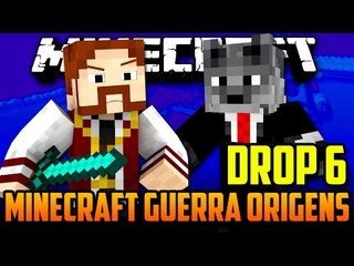 MINECRAFT GUERRA ORIGENS - ATAQUE À BASE INIMIGA!! LUTA!! (c/ Wolff) - DROP #6