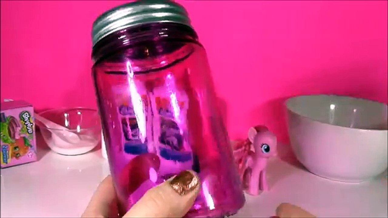DIY MLP Pinkie Pie SLIME! Make Super SHINY STRETCHY Pink SLIME Putty! Easy Recipe! SHOPKINS