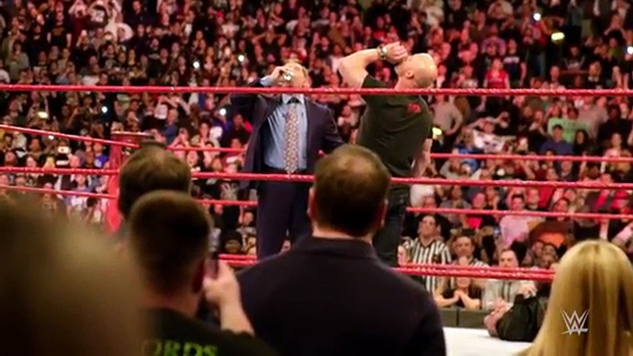 Unseen angles of "Stone Cold" Steve Austins Raw 25 Stunners to the McMahons: Exclusive, Jan 25