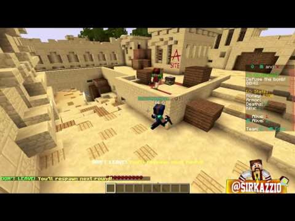 Minecraft: COUNTER STRIKE DOS YOUTUBERS! - Cops and Crims