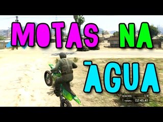 GTA V ONLINE - MOTAS NA ÁGUA! KAZZIO x LUGIN!! xD (c/ Lugin)