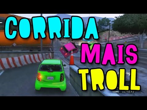 GTA V ONLINE - A CORRIDA MAIS TROLL DE SEMPRE!! xDD