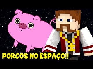 LEVANDO PORCOS PARA O ESPAÇO!! :O - Minecraft: A ERA DO FUTURO 2 #66