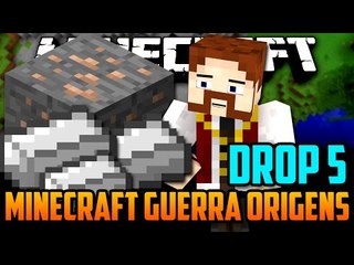 MINECRAFT GUERRA ORIGENS - ROUBARAM-ME O FERRO!! PREPARAÇÃO FINAL!! - DROP #5