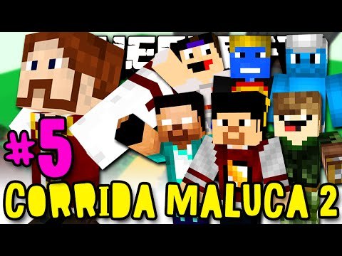 CORRIDA MALUCA 2! - A CORRIDA MAIS MALUCA DE SEMPRE xD - #5 - Minecraft