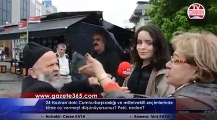 Ak Parti'yi çılgınca savunan amca