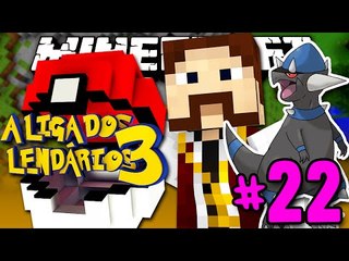 LIGA DOS LENDÁRIOS 3 - CONTRA O TEMPO! EVOLUINDO DE LVL 1 A 30 RÁPIDO!! - #22 - Minecraft