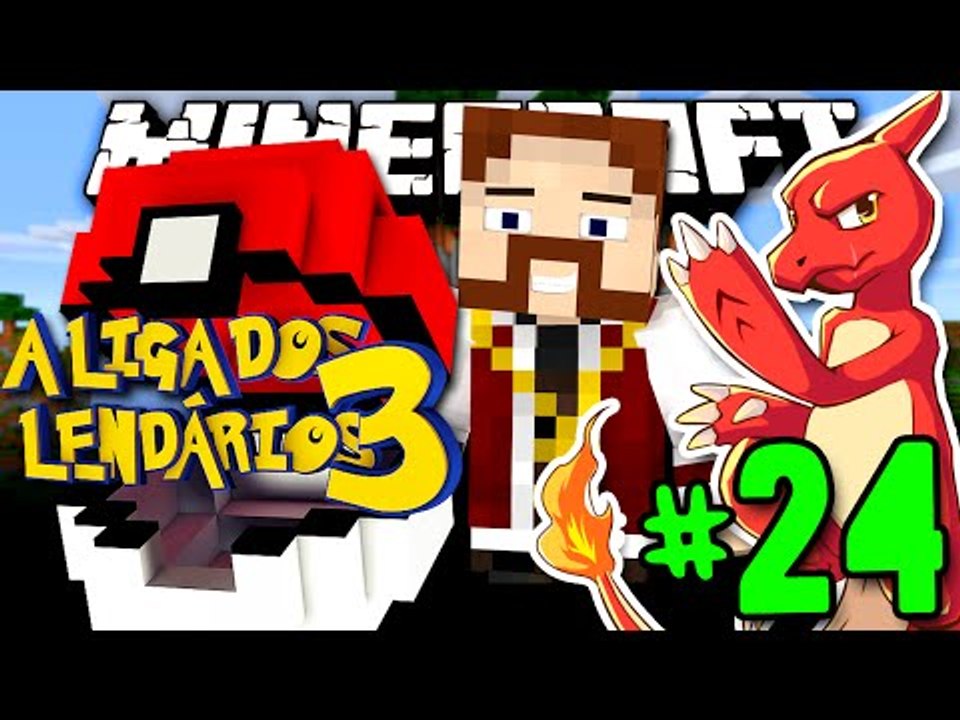 LIGA DOS LENDÁRIOS 3 - O CHARMELEON GIGANTE!! :O - #24 - Minecraft