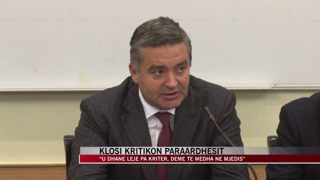 Klosi kritikon paraardhësit - News, Lajme - Vizion Plus