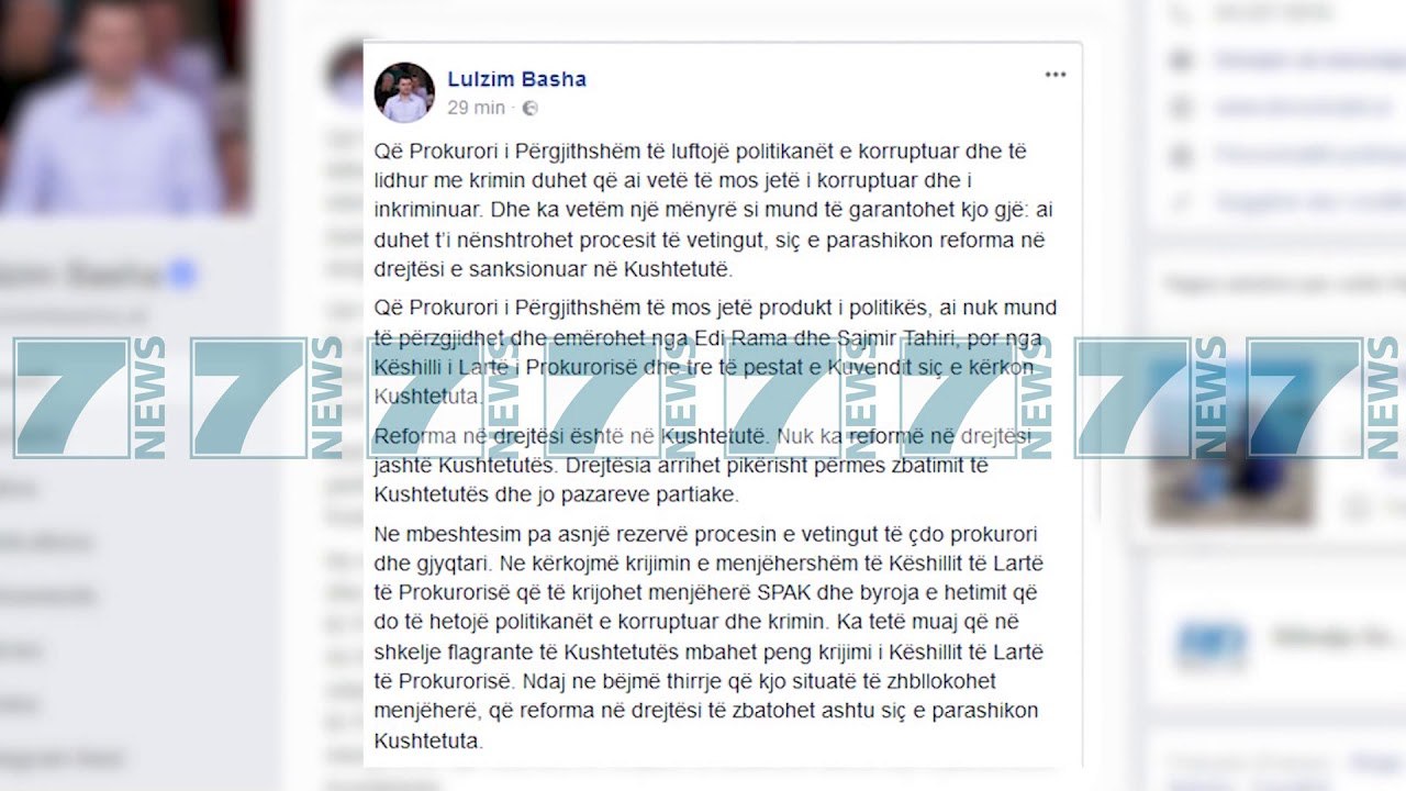 KRYETARI I PD BASHA REPLIKE NE DISTANCE ME DONALD LU - News, Lajme - Kanali 11