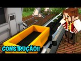 CONSTRUINDO A MONTANHA RUSSA!! - Minecraft: DINOCRAFT #22