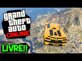 CORRIDA DA QUEDA LIVRE! TROLL!! xD (c/ Miss e Pigman) - GTA V Online (PC)