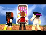 Minecraft: NOVO MINIGAME (Build Battle) - iPHONE NO MINECRAFT!! (c/ Miss e Luiz)