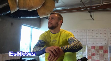 Vasyl Lomachenko in camp