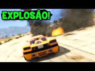 GUERRA DE CARROS!! EXPLOSÕES!! - GTA V Online (PS4) (c/ Vilhena, Montalvão e Nakada)