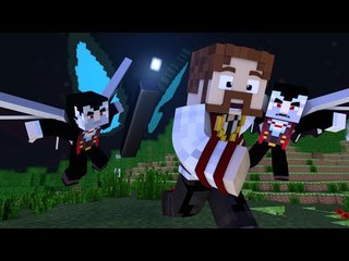 Minecraft: O FILME #2 - FUGINDO DOS VAMPIROS!! MOTHRA?!?! | Crazy Craft 3.0
