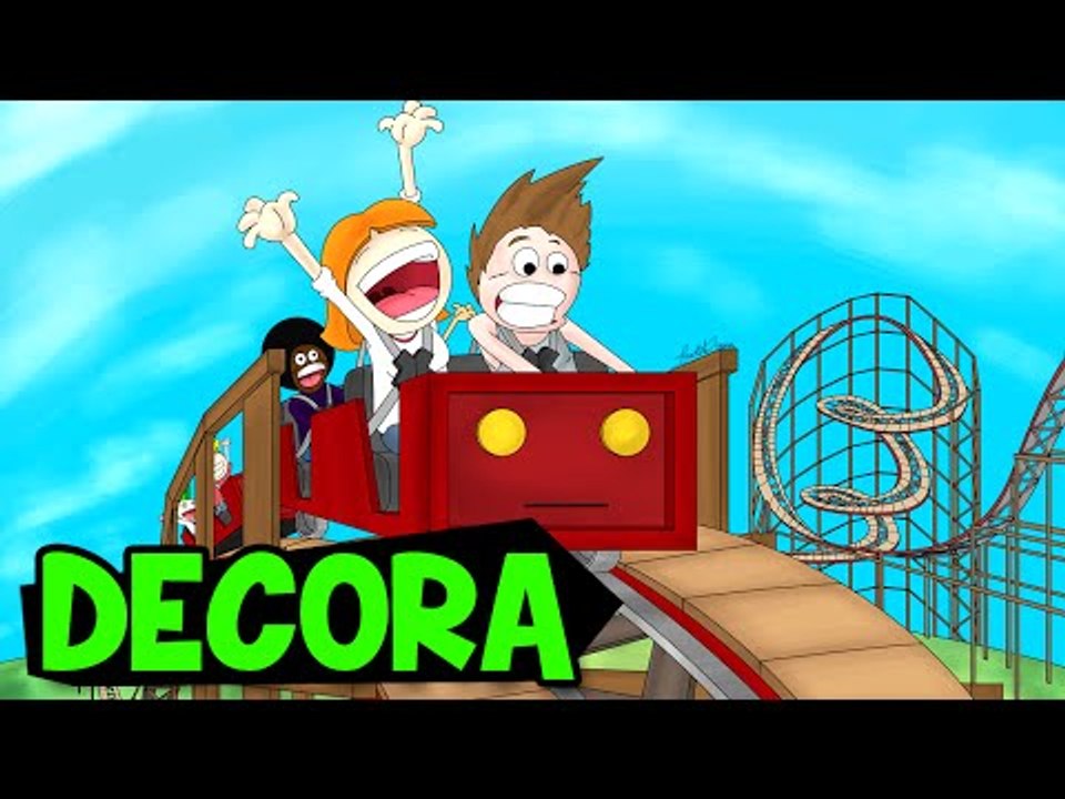 DECORAÇÕES DA MONTANHA RUSSA - Minecraft: DINOCRAFT #38