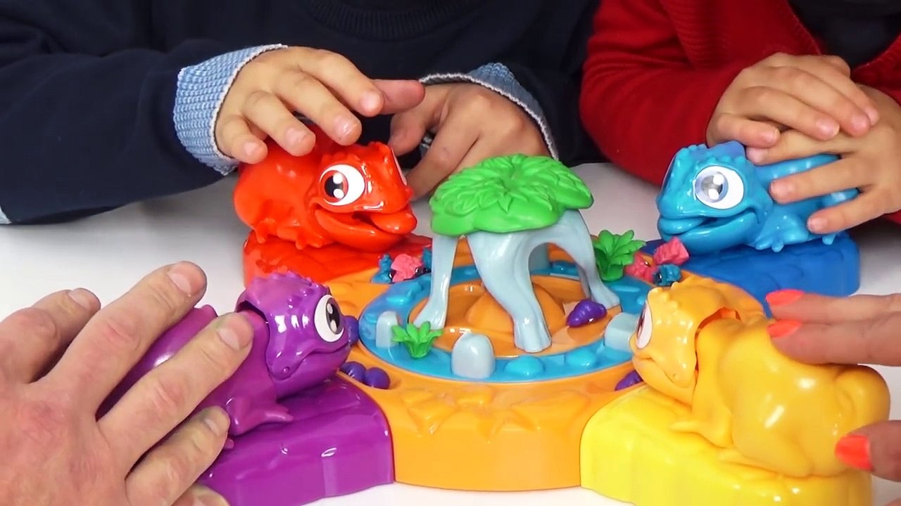 JEU - TACAM GOBER - Quel caméléon attrapera le plus d'insectes --- -  Jeu de sociéte en famille