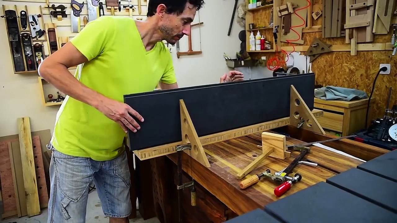 FABRICATION ENCEINTE HIFI,  klarence MV3  assemblage des caissons