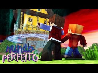 Minecraft: MUNDO PERFEITO #3 - A CONSTRUÇÃO DO PARAÍSO !!