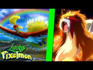 Minecraft : LUCKY PIXELMON - HO-OH VS ENTEI ! UMA BATALHA IMPOSSÍVEL !