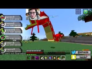 Minecraft: DIMENSÃO X #61 - CAPTURAMOS O GYARADOS SHINY! QUE LINDO!!