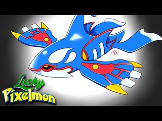Minecraft : LUCKY PIXELMON - MEGA KYOGRE DESTRUINDO LENDÁRIOS !