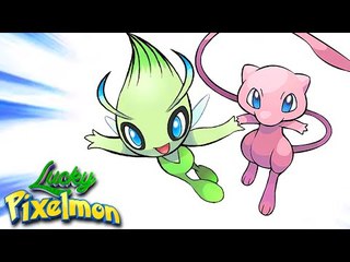 Minecraft : LUCKY PIXELMON - MEW VS CELEBI ! QUEM VENCE ?!