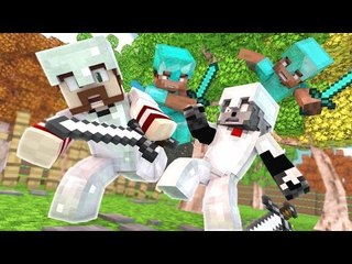 Minecraft: O PRISIONEIRO #5 - CRIEI UMA GANG E MATEI TODOS !