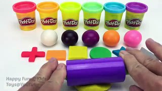 Learn Colors and Shapes with Play Doh Balls Fun & Creative for Kids Kinder Eggs Surprise Toys