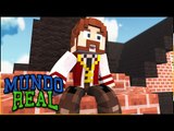 Minecraft 1.9 : A MINHA CASINHA JÁ TEM TETO! ( MUNDO REAL #5)