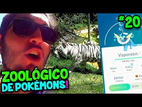 POKÉMON GO #20 - CAPTURANDO POKÉMONS NUM ZOOLÓGICO !
