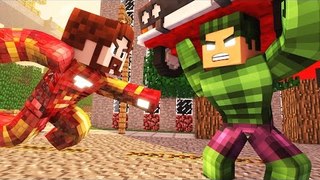 Minecraft: GUERRA CIVIL HARDCORE #1 - IRON MAN VS TODOS OS SUPER HERÓIS ?!