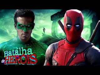 Minecraft : DEADPOOL vs LANTERNA VERDE - BATALHA DE HERÓI