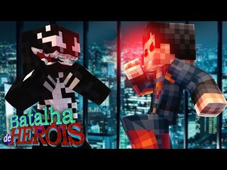 Minecraft : VENOM vs SUPERMAN - BATALHA DE HERÓI