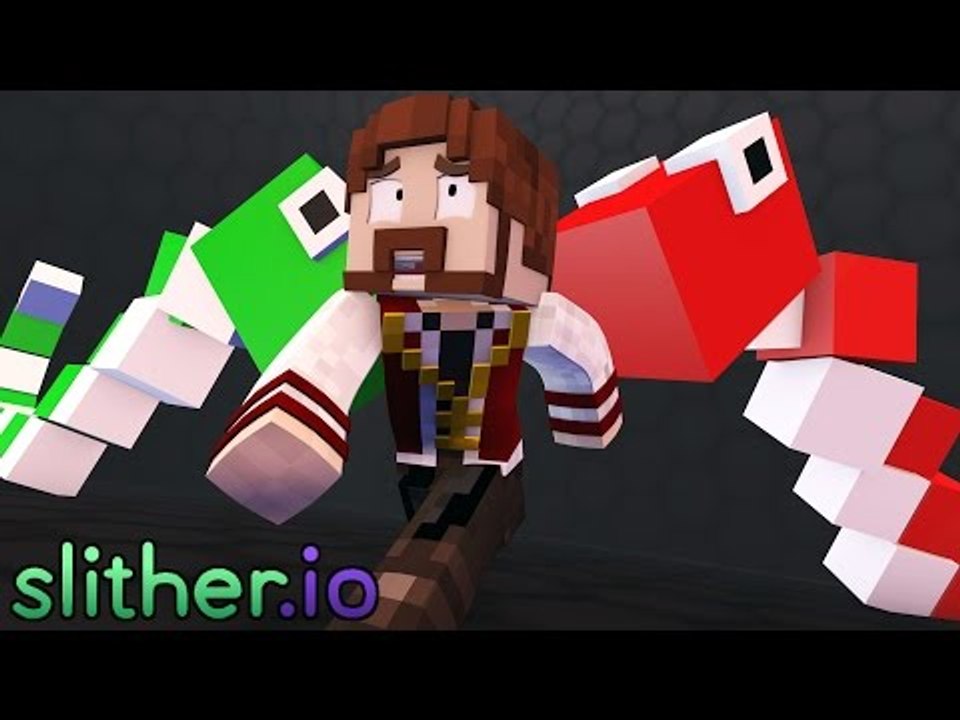 SLITHER.IO NO MINECRAFT ?! A MINHA MINHOCA É A MAIOR !!