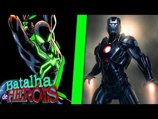 Minecraft : SPIDER-MAN VERDE vs IRON MAN DO FUTURO - BATALHA DE HERÓI