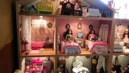 Amazing Huge American Girl Doll House Tour